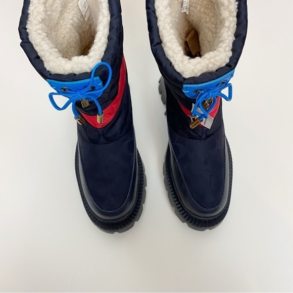 Coach Runaway Cold Weather Winter Snow Boots Puffer Moon - Picture 2 of 10